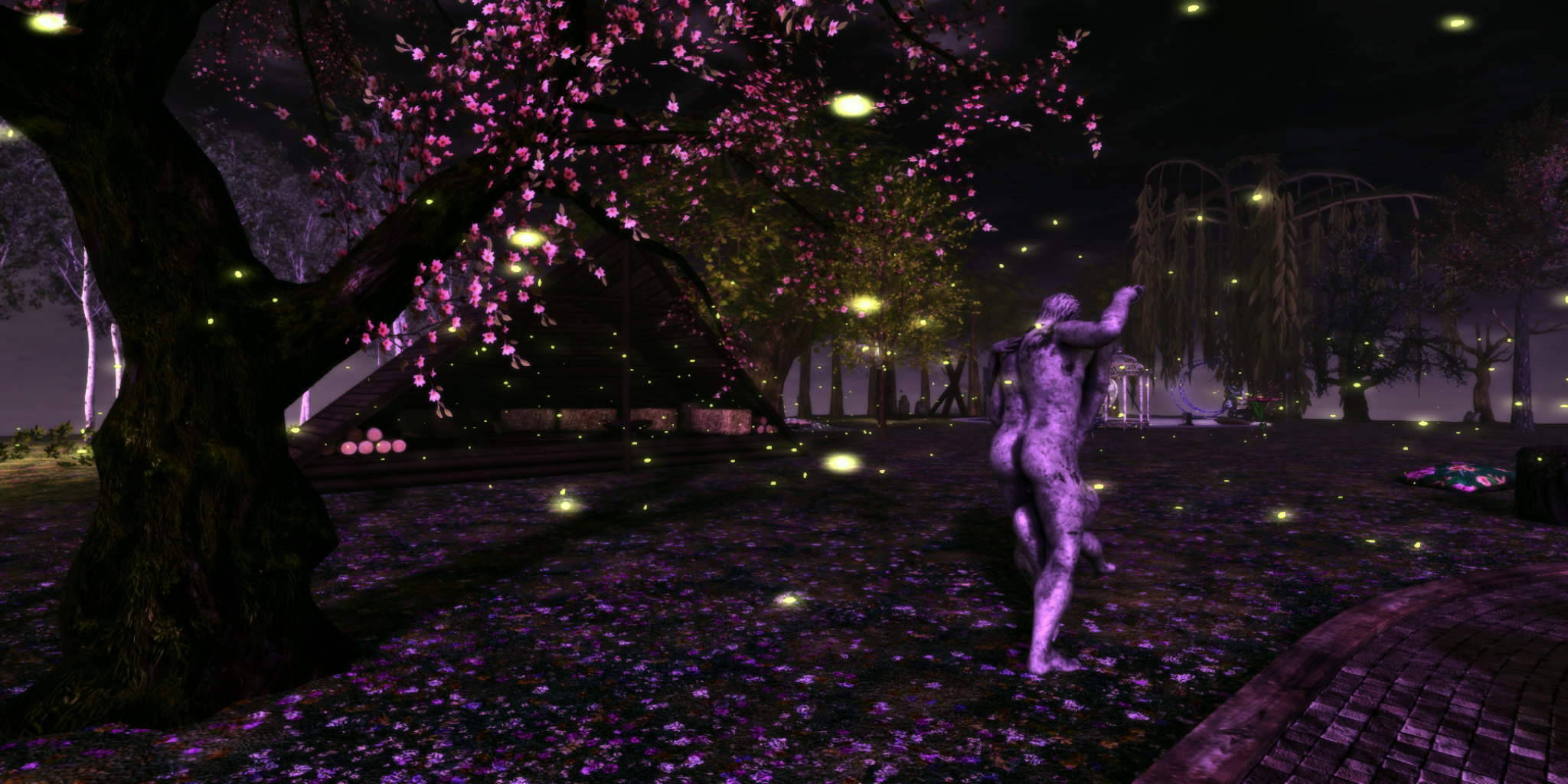 Photo from Viridian Gateway in a purple light